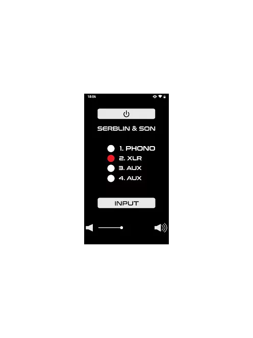 Serblin&Son Frankie Plus highend  sztereó erősítő + streamer + Dac + phono - fekete