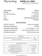 Skyanalog G1 MKII High-End MC hangszedő