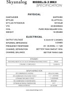 Skyanalog G3 MKII High-End MC hangszedő