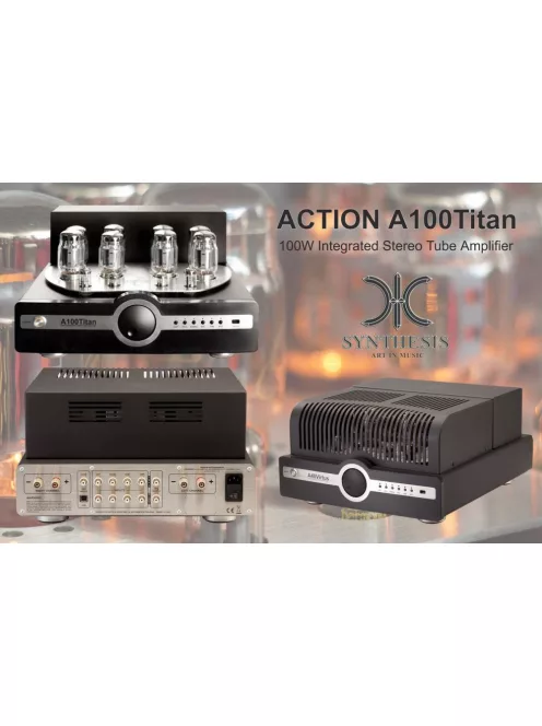 Synthesis Action A100 Titan Ultra Linear Push-Pull AB-osztályú elektroncsöves erősítő KT66-al