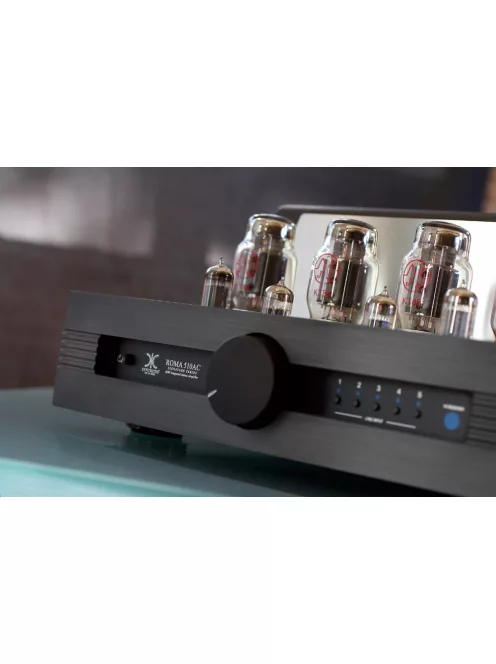 Synthesis ROMA 510AC SIGNATURE Push-Pull AB-osztályú elektroncsöves erősítő KT88-al XLR/MM/MC bemenet