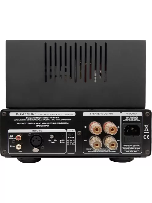 Synthesis ROMA 98DC SPECIAL EDITION Ultralinear kapcsolású elektroncsöves mono végerősítő KT66-al