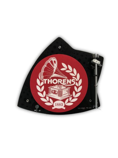 Thorens lemeztányér lap Thorens 1883 logóval