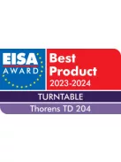 Thorens TD 204 audiophile analóg lemezjátszó Fekete