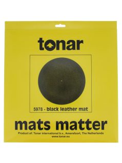 Tonar fekete bőr lemezalátét