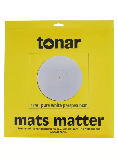 Tonar Pure white Perspex acryl lemezalátét