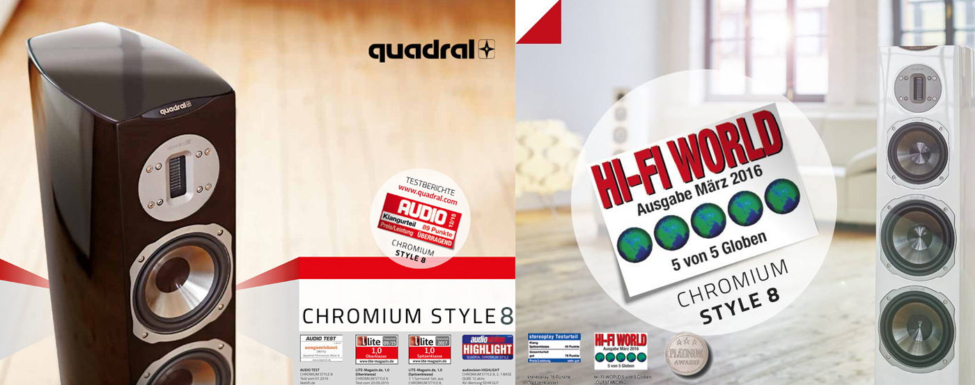 Quadral Chromium style 35, 85, 105 vs. Style 6, 8 és 2 – a régi és az új sorozat különbségei